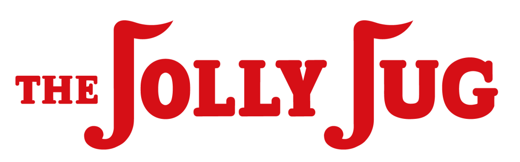 the jolly jug logo liggend rood